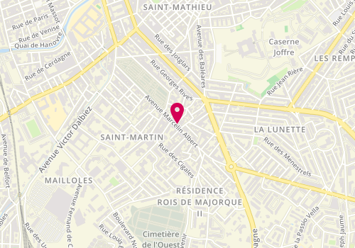 Plan de Villeneuvoise Constructions, 13 Avenue Marcellin Albert, 66000 Perpignan