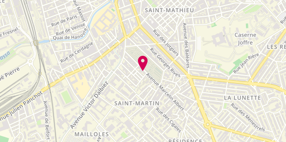 Plan de Boutaib Maçonnerie Générale, 22 avenue Marcelin Albert, 66000 Perpignan