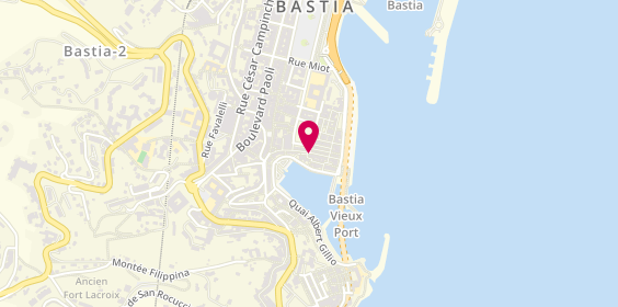 Plan de Entreprise Castellani, 5 Rue Marine, 20200 Bastia
