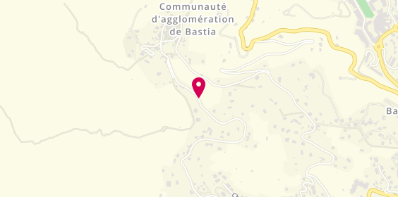 Plan de SPINELLI François, 2428 Route Superieure de Cardo, 20200 Bastia