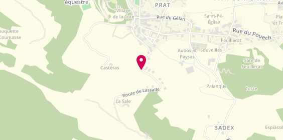 Plan de Da Costa Manuel, 3 Route de Lassalle, 09160 Prat-Bonrepaux
