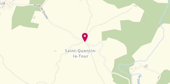 Plan de BERNARD Cyril, Route de Queillé, 09500 Saint-Quentin-la-Tour
