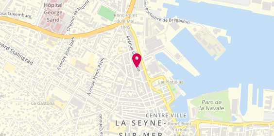Plan de SE BAT Construction, 56 avenue Gambetta, 83500 La Seyne-sur-Mer