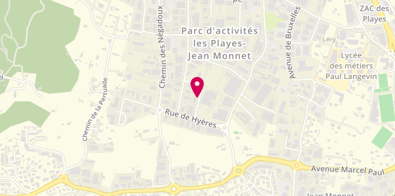 Plan de Jc Btp, Zone Aménagement de la Millonnne 113 Rue le Pradet, 83140 Six-Fours-les-Plages