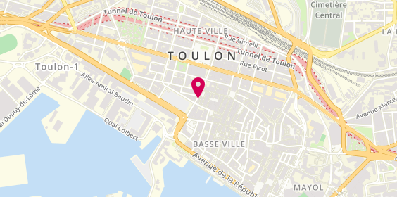 Plan de CGCD, 4 Anatole France, 83000 Toulon