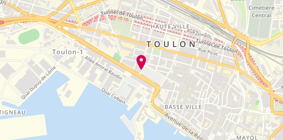 Plan de BOULKOUT Nasserdine, 2 Rue Doc Carence, 83000 Toulon