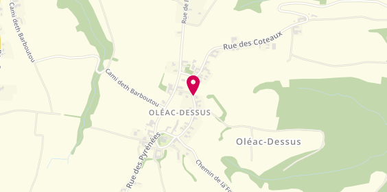 Plan de Le Macon des Coteaux, Village le Bourg 11 Oleac Dessus, 65190 Oléac-Dessus