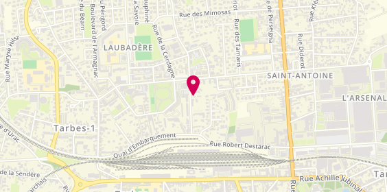 Plan de Unibat, 4 avenue de la Libération, 65000 Tarbes