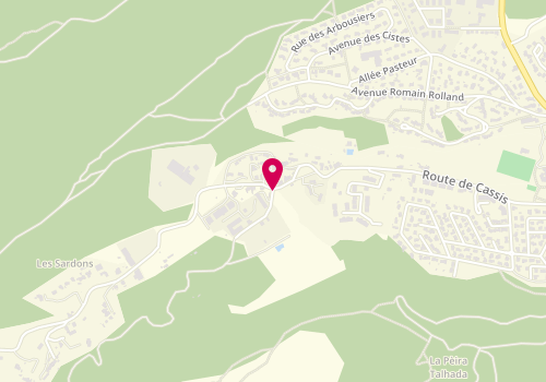 Plan de MARTIN Andréa, Route Cassis, 13830 Roquefort-la-Bédoule
