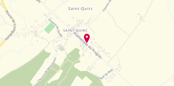 Plan de L.M SAS, 9 place du Bicentenaire, 09700 Saint-Quirc