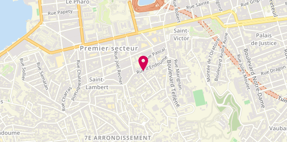 Plan de Aribat - Entreprise de construction et de rénovation à Marseille, 93 Rue d'Endoume, 13007 Marseille