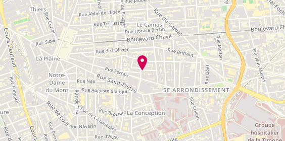 Plan de DRIOUACHE Abdelrhani, 4 Rue Doct Laënnec, 13005 Marseille