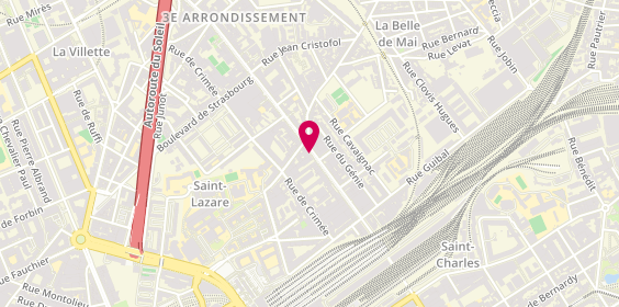 Plan de RAHMANI Abdelhak, 133 Boulevard National, 13003 Marseille
