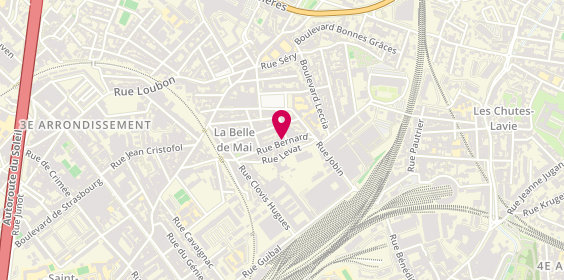 Plan de FRANCOAR MENDES SERAFIM, 41 Rue Bernard, 13003 Marseille