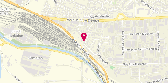 Plan de Maurel Claude, 3 avenue du Capiscol, 34500 Béziers
