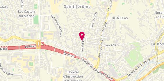 Plan de Batirec, 59 Rue Polytres, 13013 Marseille
