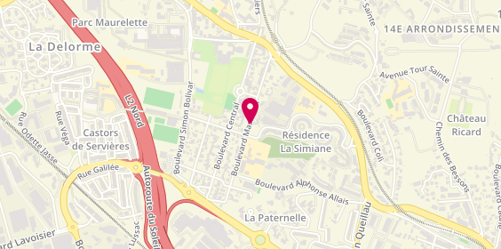 Plan de Labyrinthe Rénovation Construction Nettoyage Pro, 29 Boulevard Massenet, 13014 Marseille