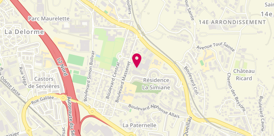 Plan de Mced, 25 Boulevard Massenet, 13014 Marseille