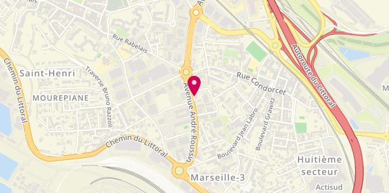 Plan de Les Compagnons de Castellane, 26 avenue André Roussin, 13016 Marseille