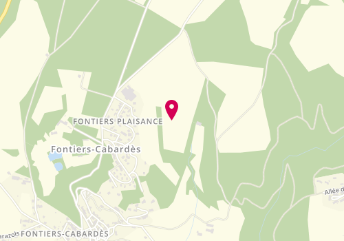 Plan de Sud Azur Services, Domaine de Malouzies, 11390 Fontiers-Cabardès