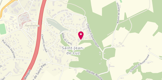 Plan de Benat Jaureguibery, Chemin Anterenea Maison Haitzak, 64500 Saint-Jean-de-Luz