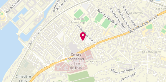 Plan de Ddf Multi-Services, 2 Rue Mimosas, 34200 Sète