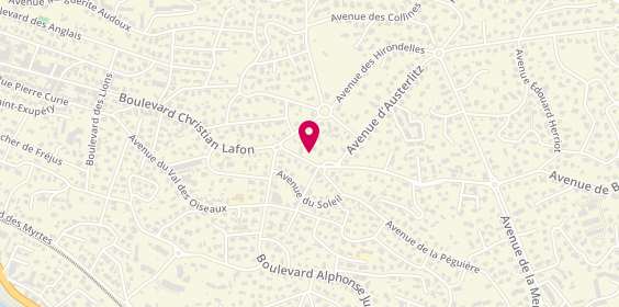 Plan de Adibat, Villa la Souleiado
713 Boulevard Christian Lafon, 83700 Saint-Raphaël