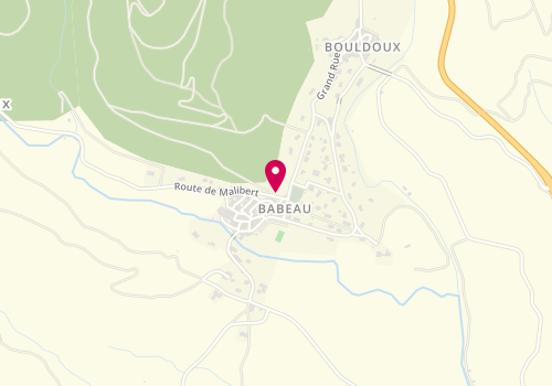 Plan de Mosca thibaut, Route de Malibert, 34360 Babeau-Bouldoux