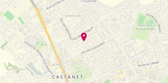 Plan de MGB, 5 impasse des Fontanelles, 31320 Castanet-Tolosan