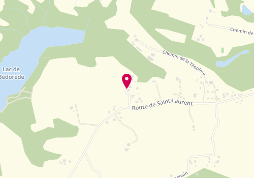 Plan de Saint-Aubin Roger, Route Saint Laurent Maison Sanguinet 88 Chemin Séré, 40390 Sainte-Marie-de-Gosse