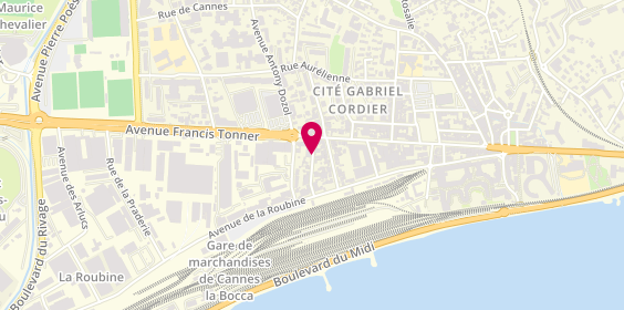 Plan de CAMATTE Cédric, 6 Rue Louis Brouchier, 06150 Cannes