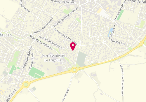 Plan de PARISI Salvatore, 8 Bis Avenue des Frigoulets, 34660 Cournonterral