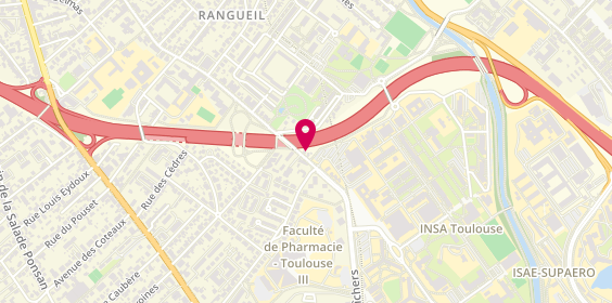 Plan de Artis Carrelage, 125 avenue de Rangueil, 31400 Toulouse