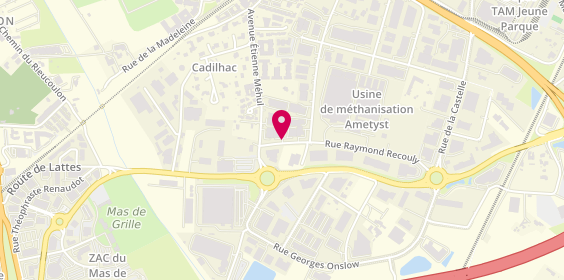 Plan de Insta Bâtiment, 530 Rue Raymond Recouly, 34070 Montpellier