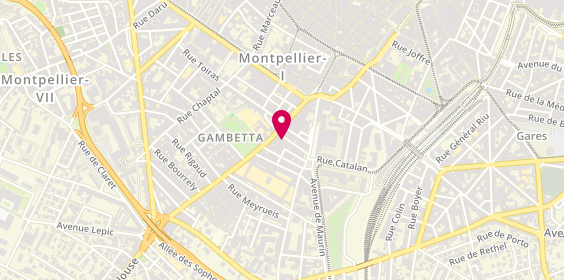 Plan de Ams, 6 Rue de Belfort, 34000 Montpellier