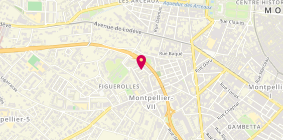 Plan de 3PCO Scop, 1 Rue Majorque, 34070 Montpellier