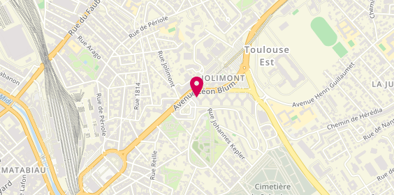 Plan de Top maçon, 26 Avenue Léon Blum Appt 847, 31500 Toulouse