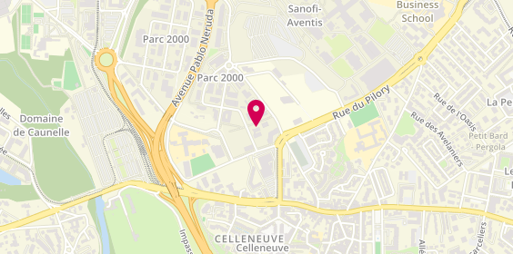 Plan de Realizpro, 84 Rue Maurice Béjart, 34080 Montpellier