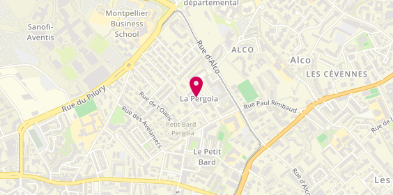 Plan de Hernandez S, Zone Aménagement parc 2000
83 Rue Yves Montand, 34080 Montpellier