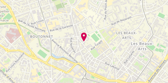 Plan de OUHAJJI Ali, 9 Rue Abeilles, 34090 Montpellier
