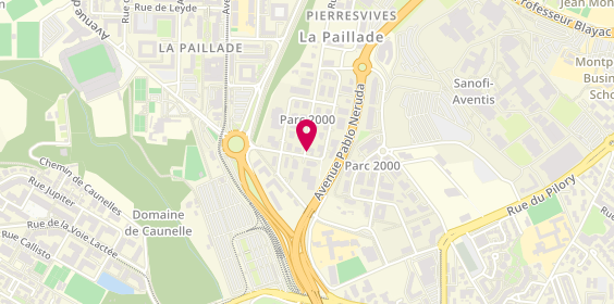 Plan de La Centrale du Batiment, 11 Rue Claude François, 34080 Montpellier