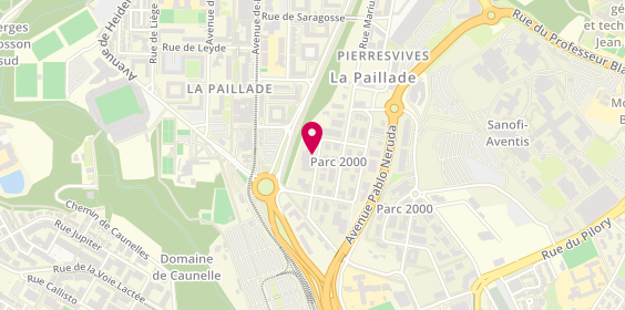 Plan de L'Univers de l'Habitat, 67 Rue Joe Dassin, 34080 Montpellier
