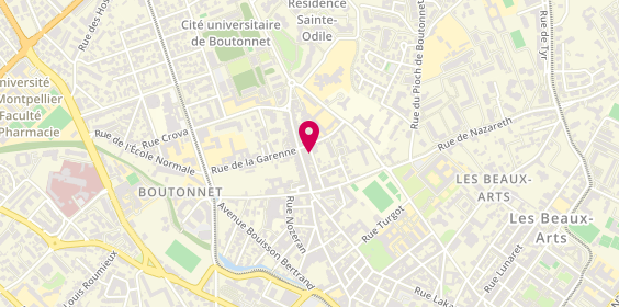 Plan de Marmi F, 23 Rue Pouget, 34090 Montpellier
