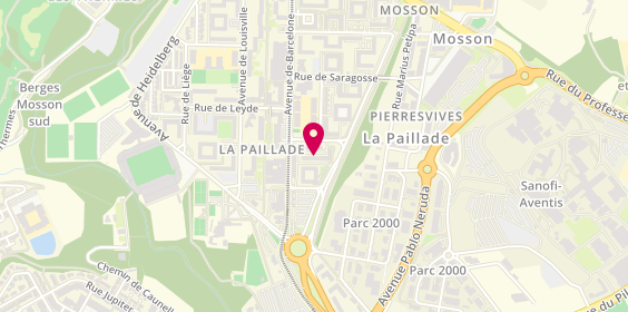 Plan de ZERBANE Khalid, le Mercure Esc 234 Apt 530
125 Rue de Salerne, 34080 Montpellier