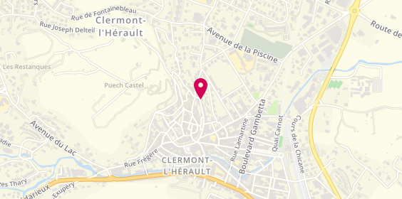 Plan de MIALHE Jean Michel, 28 Rue Louis Blanc, 34800 Clermont-l'Hérault