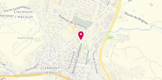 Plan de Le Marcory Saint-Chinian, 1 avenue de Montpellier, 34800 Clermont-l'Hérault