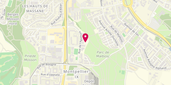 Plan de M G Renov, 169 Rue de l'Agathois, 34080 Montpellier