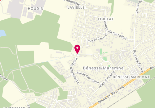 Plan de LAGARDE Jean-Michel, 646 Route Angresse, 40230 Bénesse-Maremne