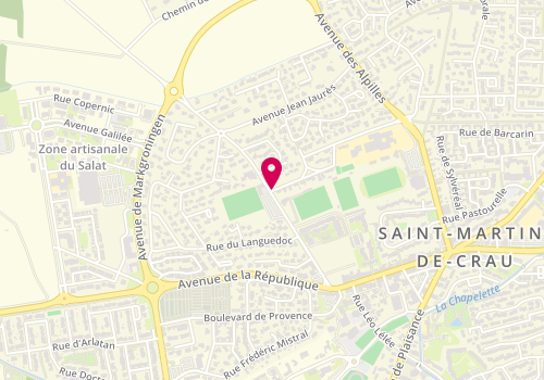 Plan de GIAVELLI Robert, 14 avenue Saint-Roch, 13310 Saint-Martin-de-Crau