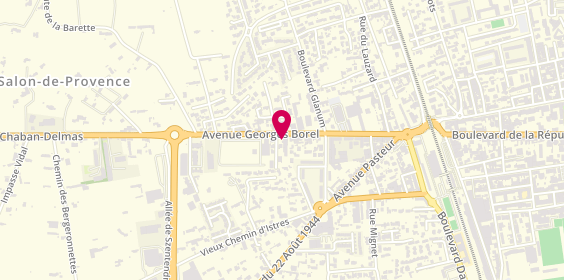 Plan de Rivasi BTP, 165 avenue Georges Borel, 13300 Salon-de-Provence